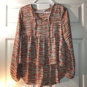 Painted Threads Sheer Blouse Size XS